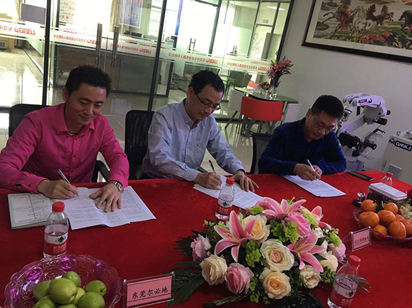 武漢津聯(lián)迪曼牽手爾必地共筑焊接機(jī)器人高端品牌