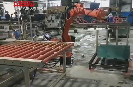 臂展1850負載20公斤機器人玻璃搬運案例視頻